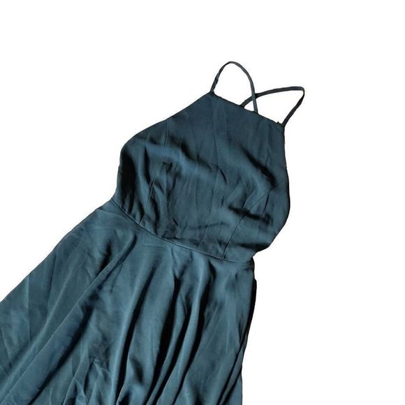 Lulu's Mythical Kind of Love Dark Green Maxi Dress - Picture 5 of 6